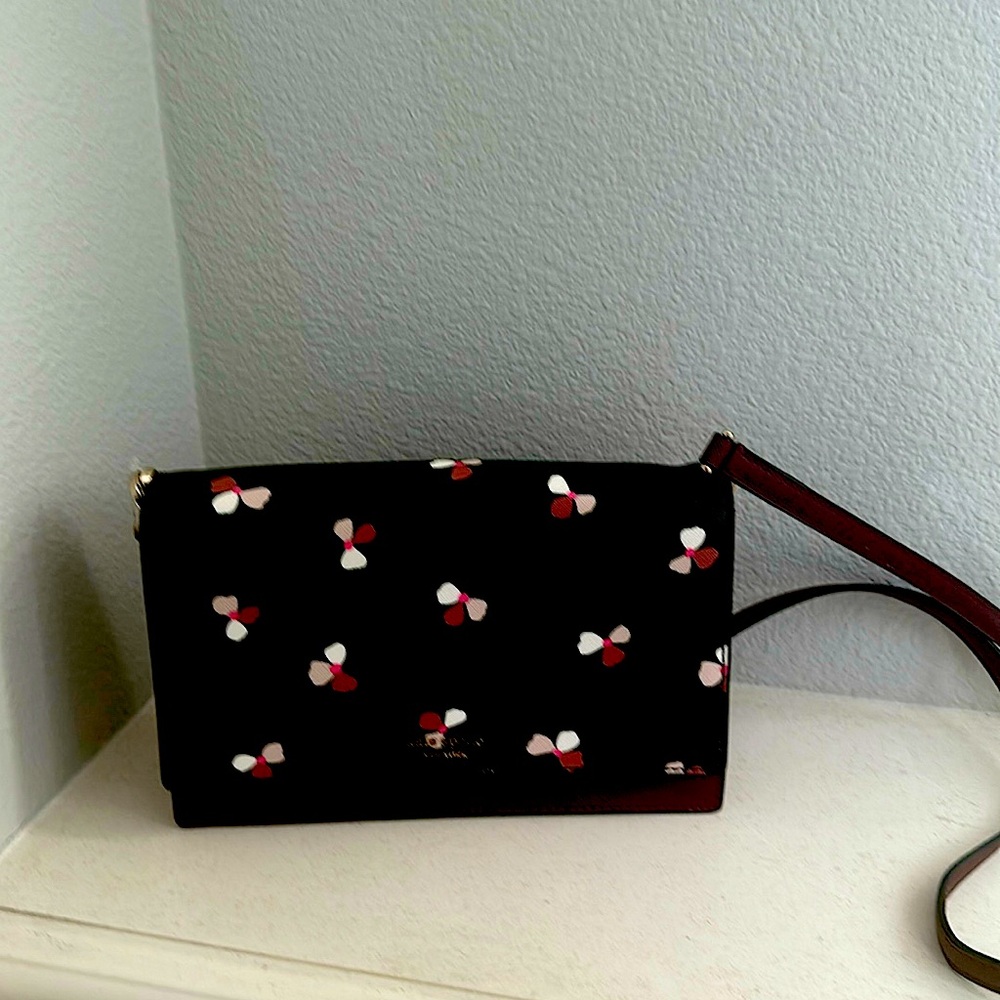 Kate spade floral shoulder bag